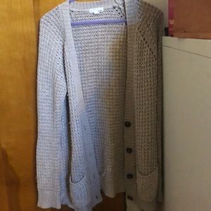 GARAGE long knit cardigan